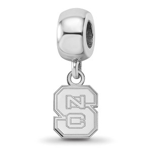 Black Bow Jewelry Sterling Silver North Carolina State Wolfpack NCAA Bead Charm - 1 of 4