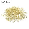 Unique Bargains Wire Hollow Out Clips Metal Prevent Tearing Pages Home Office Paper Clip 100 Pcs - 3 of 4