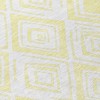Yellow And Ivory Geometric Washable Indoor Outdoor Area Rug - 4 of 4