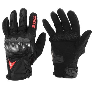 Unique Bargains Motorcycle Gloves Spring Summer Breathable Smartphone Touch 1 Pair - 1 of 4