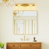 Wall-Mounted Mirror Rectangle Bathroom Vanity Mirrors Framed Mirrors Aluminum Framed Bathroom Mirror - 3 of 4