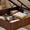 ORRD Queen Storage Bed Frame with Hydraulic Lift, No Box Spring Needed, Modern Farmhouse Platform Bed with Tool-Free Assembly - 4 of 4