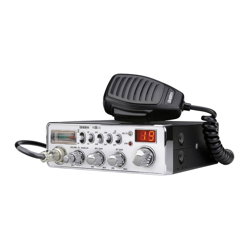 Uniden® Bearcat® 40-Channel CB Radio, Chrome, PC68LTX, 3 of 6