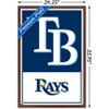 Trends International MLB Tampa Bay Rays - Logo 22 Framed Wall Poster Prints - 3 of 4