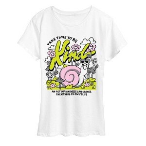Women's - Instant Message - Take Time To Be Kind Short Sleeve Graphic T-Shirt - 1 of 4