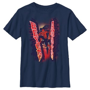 Boy's Spider-Man: Beyond Amazing Neon Logo T-Shirt - 1 of 4