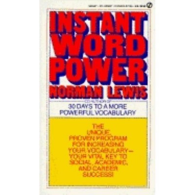 Instant Word Power - by  Norman Lewis (Paperback)