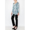 Women's Denim Star Sequin Cardigan - Origami - 4 of 4