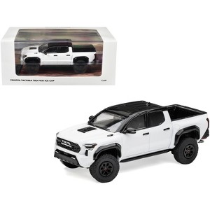Toyota Tacoma TRD PRO Truck Ice Cap White with Black Top