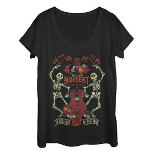 Women's Coco Seize Moment Skeleton Dance Scoop Neck - 1 of 3