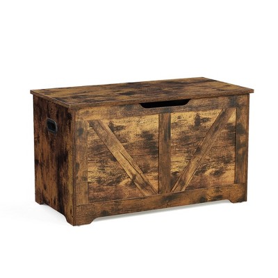 Vasagle Storage Trunk Storage Chest Shoe Bench : Target