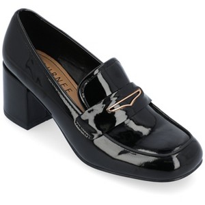 Journee Collection Womens Liyla Low Heel Square Toe Pumps - 1 of 4