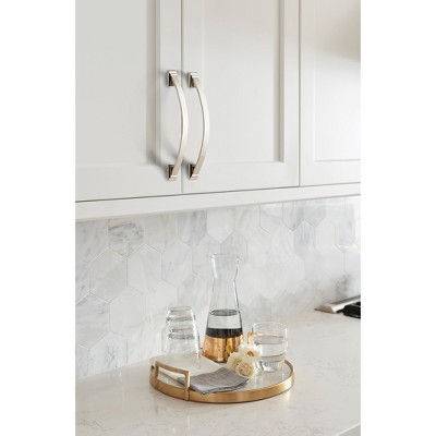 Polished Nickel 6-5/16 Inch Cabinet Drawer Pull