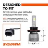 SYLVANIA H13 LED -  Fog Lights For Cars and Trucks - Headlight Bulbs for Off Road Powersports - 6000k Cool White LED Light - Long-Lasting Bulbs - 4 of 4