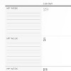WorkStyle Monthly Desk Pad Calendar, 21.75 x 17, White Sheets, Brown/Gold Headband, Clear Corners, 12-Month (Jan-Dec): 2025 - 2 of 4
