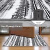 Modern Geometric Area Rug, Machine Washable, Ultra Soft Accent, Stain Resistant, Indoor Floor Cover - 2 of 4