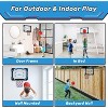 Skirfy Basketball Hoop for Kids, Over The Door Mini Basketball Hoops, Indoor Basketball Set for with 4 Balls, Blue - 2 of 4