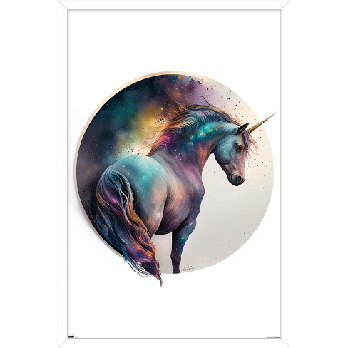 Trends International Ben Heine - Unicorn in Universe Framed Wall Poster Prints - image 1 of 4