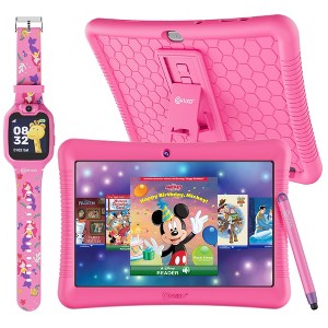 Contixo 10" Android Kids Tablet 32gb, 80+ Disney Storybooks & Stickers, Kid-proof Case With Kickstand & Stylus, with Kids Watch (2025 Model) - 1 of 4