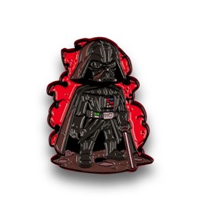 SalesOne LLC OFFICIAL Star Wars Darth Vader Pin | Exclusive Art Design By Derek Laufman - 1 of 4