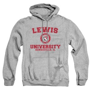 Men's Lewis University Official Circle Logo Pull-Over Hoodie - 1 of 4