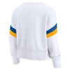 NCAA Pitt Panthers Women's White Terry Crew Neck Sweatshirt - 3 of 3