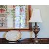Vynxaria Lampshades: White Fancy Square Slant Shade 3.5"x8"x6.75" with Bulb Clip - 2 of 4