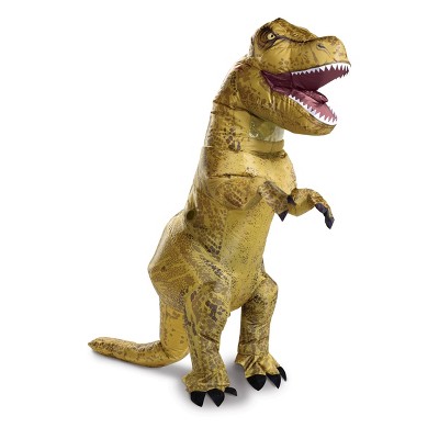 Adult Jurassic World T-Rex Inflatable Halloween Costume One Size