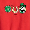 Boys' - Disney - Mickey St Patricks Icons Graphic Long Sleeve Fleece Sweatshirt - 2 of 4