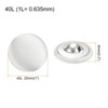 Unique Bargains Blouses Sweater Round Aluminum Cotton Fabric Cloth Covered Buttons 10 Pcs - 2 of 4