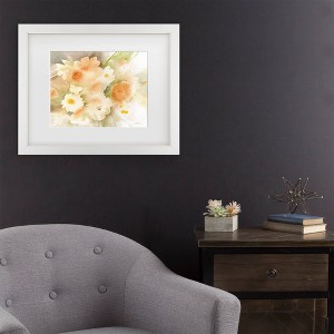 Trademark Fine Art Sheila Golden Garden Glow Matted Framed Art - 1 of 4