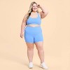Blogilates Women's Criss Cross Scrunch Bike Shorts - 2 of 3