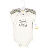 Hudson Baby Infant Girls Cotton Bodysuits, Darling - 2 of 4