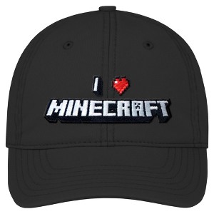 Unisex Minecraft I Heart Logo Dad Hat - 1 of 2