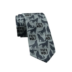 Coolest Pop Necktie Novelty Ties for Men Funny Ties for Dad Hilarious Neckties for Guys - Crazy Dog Tie - 1 of 4