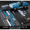 MEGA Hot Wheels 63 Corvette Grand Sport Race Car Building Toy Kit (1060 Pieces) for Collectors - 2 of 4