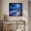 Art Remedy Lighthouse at Night Chic Coastal Wall Art Framed - 2 of 4