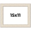 PosterPalooza | Weathered White Picture Frame - UV Acrylic, Backing Board, Hanging Hardware Included - 2 of 4