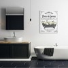 Stupell Industries Fleur a Savon Vintage Parisian Bathroom Floral Tub, 30" x 40" - 2 of 4