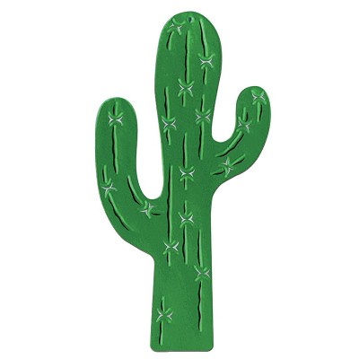 Beistle 17" Foil Cactus Silhouettes 5/Pack 55479