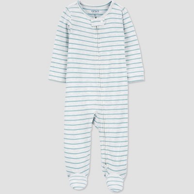 Image of Carter's Just One You® Baby Sleep N' Play - Green/White 9M