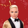 Barbie Signature 2025 Holiday Blonde Ken Collectible Fashion Doll wearing Full Suit with Golden Jacket - 2 of 4