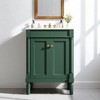 Mshliw 24'' Bathroom Vanity with Ceramic Sink, Modern Freestanding Storage Cabinet with 2 Doors and Large Shelves, Single Sink Vanity - 4 of 4