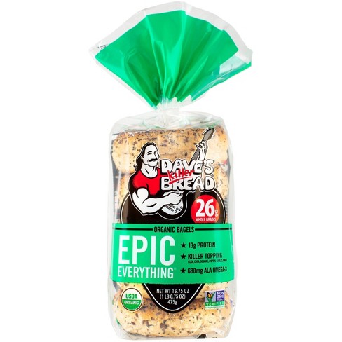 Dave's Killer Bread Epic Everything Organic Bagels - 16.75oz : Target