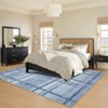 Modern Plaid Area Rug Large Washable Rugs for Living Room - 2 of 4