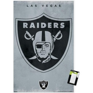 Trends International NFL Las Vegas Raiders - Logo 25 Unframed Wall Poster Prints - 1 of 4