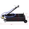 Portable Oil Drain Pan Low-Profile Oil Drain Tank with Pump Large Capacity Truck Oil Change Pan for Car SUV Trucks - 2 of 4