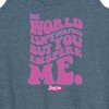 Women's - Barbie - You Inspire Me Graphic Racerback Tank - 2 of 4