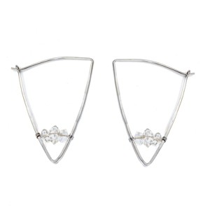 Large Shield Hoops - 1 of 4