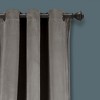 Lush Décor Prima Velvet Solid Light Filtering Window Curtain Panels Set - 4 of 4
